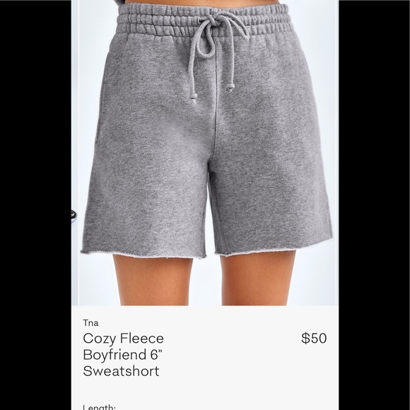 TNA boyfriend sweat shorts - Picture 3 of 3